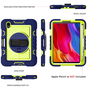 <span class=keywords><strong>Custodia</strong></span> per Tablet Rinforzata per Bambini in Silicone e PC con Supporto Girevole per <span class=keywords><strong>Apple</strong></span> <span class=keywords><strong>iPad</strong></span> <span class=keywords><strong>Mini</strong></span> 7/6 - Product Image 6