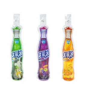 100ml PET/PE laminated material ingect bag cola bottle standing bag water pouch juice package liquid drink packing