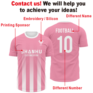 חולצת פוטבול אמריקאית קלת משקל בהתאמה אישית של יצרנים, חולצת אימון רשת נושמת, חולצות כדורגל רחוב, חולצת קבוצה - Product Image 5