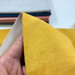 قماش من جلد الغزال الصناعي الناعم عالي الجودة من البوليستر ، لون مخصص مع ميزة مقاومة ساكنة لأكياس الملابس والأريكة - Product Image 1