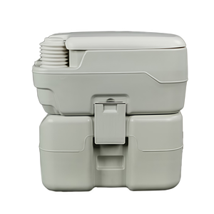 Toilette portable grise pour <span class=keywords><strong>camping</strong></span>-<span class=keywords><strong>car</strong></span>/caravane, 20L, double étanchéité, anti-odeurs, urinoir d'urgence extérieur - Product Image 4
