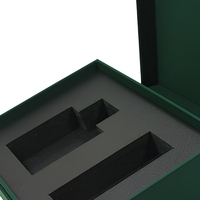 Boîte d'emballage cosmétique colorée épaissie avec double insert en carton doré/argenté pour soins de la peau et soins personnels
