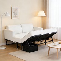 Nuevo Diseño Personalizable para Acompañamiento en el Hogar, Oficina o Refugio, con un Moderno Sofá Cama Plegable Convertible