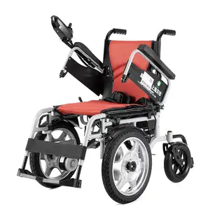 Hot Selling Manufactures wheelchair comfortable 4x4 wheelchair attractive all terrain lightweight folding power wheelchair