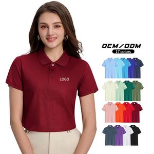 เสื้อโปโลผ้าโพลีเอสเตอร์คอตตอนคุณภาพสูงขายส่ง เสื้อโปโลปักลายตามสั่ง เสื้อยืดโปโลระบายอากาศ เสื้อโปโลชายสำหรับเล่นกอล์ฟ - Product Image 3