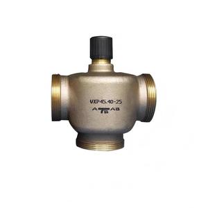 VXP45.32 Válvula Mezcladora de 3 Vías Roscada de Bronce, PN16, DN32, Kvs 16 M³/h, Recorrido de 5.5 mm, 1~110°C, para Sistemas HVAC - Product Image 3