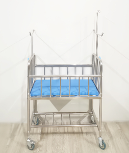 <span class=keywords><strong>Lit</strong></span> bébé mobile en acier inoxydable pour nouveau-né, pour <span class=keywords><strong>hôpital</strong></span> - Product Image 6