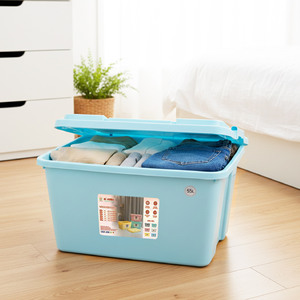 50L Multi Colors New Chinese Style Durable Waterproof Modern Decorative Multifunction Organizer Box Stackable Tote Storage <b>Bin</b> - Product Image 6