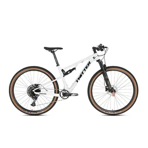 Voll gefederter Fahrrad träger OVERLORD Mountainbikes MTB Kohle faser 29er hochwertige Federung Mountainbike KS hinten shox