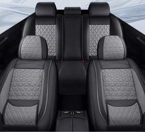 Fundas de Asiento de Coche Acolchadas de Lujo, Universales para <span class=keywords><strong>5</strong></span> Asientos, Impermeables, Protector de Asiento de Auto Hecho a Medida - Product Image 1