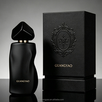 Nouvelle sortie - Flacon de parfum tendance 50 ml, corps incurvé, forme irrégulière, bouchon triangulaire, surface colorée personnalisée, coffret cadeau de luxe