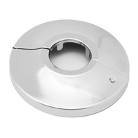 Rosette d'ouverture moderne en laiton chromé de 1 1/4 po pour robinet de cuisine, en zinc, fonction simple - Eau froide