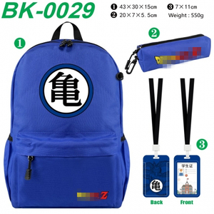 9 estilos Anime Mochilas escolares Dragon <span class=keywords><strong>DBZ</strong></span> <span class=keywords><strong>Mochila</strong></span> de nailon + Tarjetero + Bolsa de lápices (juego) - Product Image 4