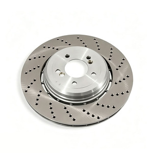 Drilled Ventilated Rear Left <b>Brake</b> <b>Disc</b> Rotor 34212282807 For BMW M5 E60 E61 LCI M6 E63 E64 Car Rear <b>Brake</b> Rotor - Product Image 2