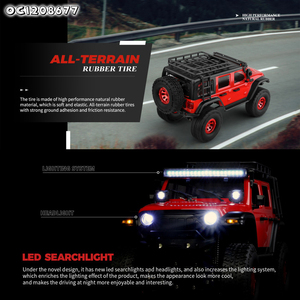 Alta calidad <span class=keywords><strong>Rc</strong></span> Drift escala 1:24 4wd Control remoto modelos de coches de carreras escalada todoterreno vehículo 4x4 juguetes con vitrina - Product Image 4