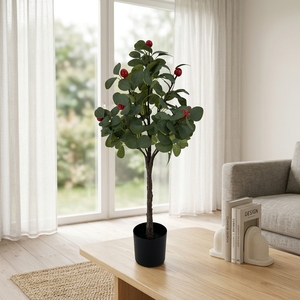<span class=keywords><strong>Olivo</strong></span> Artificial con Tronco Removible de Plástico de 190 cm, Bonsái Artificial para Decoración de Hogar, Oficina y Hotel - Product Image 3