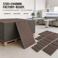 Style moderne, mélamine et panneaux de fibres à densité moyenne ordinaires, utilisés pour les panneaux de fibres dans les armoires sur mesure dans toute la maison