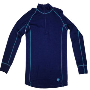 GECKO MASTER Ensembles de sous-vêtements thermiques en laine respirante et écologique pour garçons, col roulé, laine mérinos de haute qualité - Product Image 2