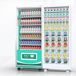 Distributeur automatique treillis armoire collation <span class=keywords><strong>boisson</strong></span> self-service commercial sans pilote distributeur automatique pur balayage code casier - Product Image 2