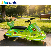 Voiture tamponneuse électrique pour enfants Starlink en forme de requin, pour parcs d'attractions et centres commerciaux, 350W, musique et lumières, certifiée CE