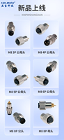 Connecteurs de câble audio/vidéo à poussée et traction droits, série TT B, EGG FGG, boîtier en laiton personnalisé, placage en cuivre doré, IP50, 00B 0B 1B