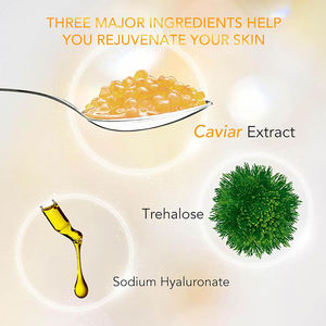 Etiqueta privada coreana antienvejecimiento 24K oro caviar cara cuidado de la piel suero antiarrugas brillo suero Facial productos para el cuidado de la piel - Product Image 2