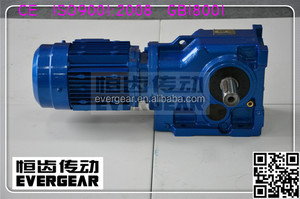 Reductor de engranajes helicoidales cónicos de la serie K, reductor de engranajes con certificado ISO, proveedor de reductores de engranajes - Product Image 6