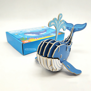 Rompecabezas 3D de Cartón Personalizado con Diseño de Dibujos Animados, el Más Vendido, para Niños, Nuevos Juegos de Ingenio - Product Image 3