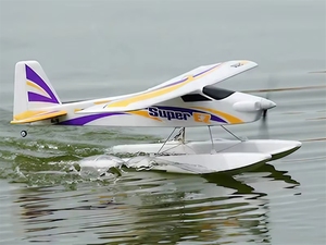 Avión <span class=keywords><strong>RC</strong></span> Amphibian Beginner <span class=keywords><strong>FMS</strong></span> 1220mm Super EZ V4 PNP con tren de aterrizaje metálico Reflex V2 y flotadores - Product Image 6