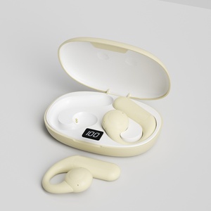 Casque d'oreille ouvert 48 heures de musique sans fil Sport Ear Clip Earbuds avec crochets ENC HD Call Air Bone Conduction Headphones - Product Image 2