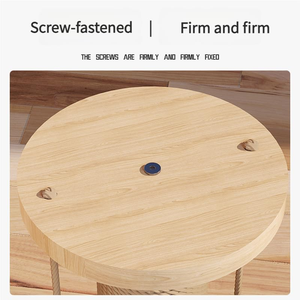 Tiang Garukan Kucing Ramah Lingkungan dari Sisal Grosir, Pohon Kucing Tinggi dengan Tali Sisal Tahan Lama, Papan MDF Beige, Mainan Kayu Penggaruk Kucing - Product Image 5