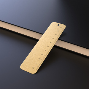 Pronto per la spedizione segnalibri personalizzati in metallo con cornice in acciaio inossidabile naturale lucido con poesia - Product Image 5