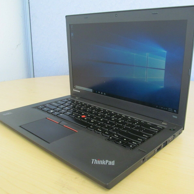 Wholesale Refurbished 95%New Wholesale Laptop for Lenovo Thinkpad T450 Intel Core I5-5th 8GB 256GB SSD 14.1-inch Business Laptop