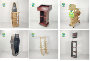 Señal de sólo 6 Taco de billar-billar palo estante de pared de madera de elegir de negro o de roble terminar - Product Image 6
