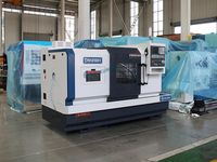 Mini tour CNC horizontal à bas prix de haute précision CAK6150V Rail dur CNC Torna 82mm alésage tour CNC à vitesse continue