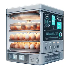 Inkubator telur otomatis multifungsi, inkubator telur mini, inkubator untuk rumah tangga kecil 36/64/128/192/256, inkubator telur otomatis multifungsi