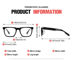 <span class=keywords><strong>Gafas</strong></span> <span class=keywords><strong>de</strong></span> lectura para hombre, <span class=keywords><strong>gafas</strong></span> cuadradas extragrandes con bloqueo <span class=keywords><strong>de</strong></span> luz azul, <span class=keywords><strong>gafas</strong></span> <span class=keywords><strong>de</strong></span> moda con patillas <span class=keywords><strong>de</strong></span> resorte para presbicia - Product Image 6