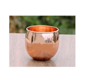 Eco Friendly Decorative Copper <b>Mug</b> with Hammered Texture for Cocktail Presentation and Drink Service Available for Sale - Product Image 2