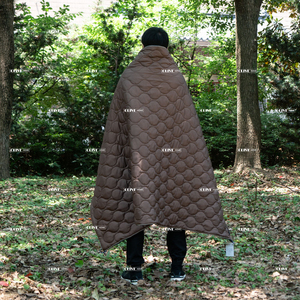 Couverture d'extérieur personnalisée en polaire nylon épaisse, avec doublure Sherpa, imperméable, pour le <span class=keywords><strong>camping</strong></span> en hiver, avec logo - Product Image 5
