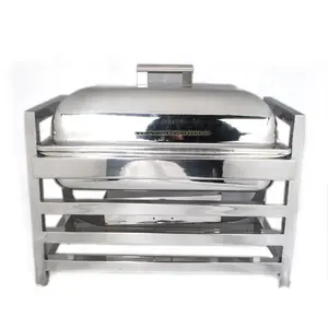 High Quality Hot Sale Wedding Party And Event Stainless Steel Rectangular Food Warmer Buffet Chafing Dish