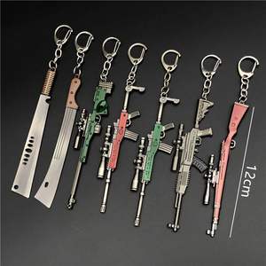 Portachiavi a Forma di Pistola <span class=keywords><strong>Beretta</strong></span> <span class=keywords><strong>92F</strong></span> in Miniatura, Simulazione di Gioco, Lega di Zinco, Impermeabile, Leggero, Ciondolo Decorativo - Product Image 1