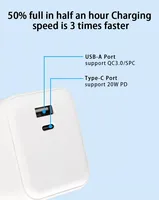 Usine originale en gros voyage 20W type-c chargeur PD chargeur rapide prise britannique adaptateur USB pour iPhone 14 USB-C adaptateur secteur