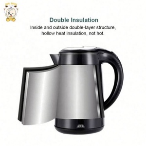 Bouilloire électrique en <span class=keywords><strong>acier</strong></span> inoxydable de haute qualité 1500W 1,7L avec contrôle de la température automatique, emballage de boîte OEM le plus vendu - Product Image 5