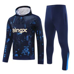 Chándal de Entrenamiento con Cremallera Completa y Estampado en Relieve para Otoño e Invierno, Sudadera de Manga Larga, Ropa de Fútbol 25/26, Sudadera con Capucha, Uniforme de Clubes Europeos - Product Image 1