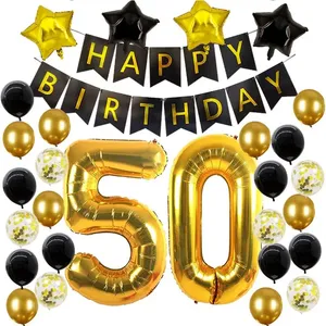 <strong>30th</strong> <strong>Birthday</strong> <strong>Decorations</strong> for <strong>Men</strong> Women <strong>Birthday</strong> Party <strong>Decorations</strong> for Women Party Supplies with HAPPY <strong>BIRTHDAY</strong> Banner Balloons - Product Image 4