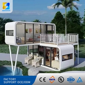 Expandable Apple Cabin Modular Container With Steel Frame Waterproof Fireproof for Tourism Resort ISO Certified <b>House</b> - Product Image 2