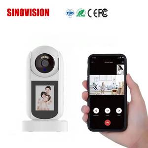Cámara WIFI de 2MP Personalizada de Fábrica Propia, Pantalla de 2.4 Pulgadas, Visión Nocturna IR, Seguimiento por IA, Alarma, Precio Económico - Product Image 1