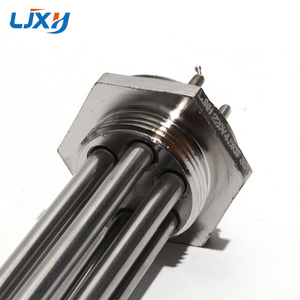 Ljxh ống điện nóng ống nước với vít DN32 42mm/DN40 47mm/DN50 58mm 304sus kháng công nghiệp với hạt - Product Image 6