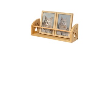 Wooden <b>Wall</b> <b>Mounted</b> Display Rack Rectangle Multipurpose Storage For Bedroom Entryway Decorative <b>Shelf</b> - Product Image 3