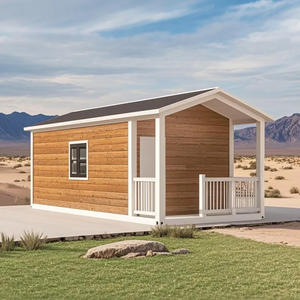 Casa contenedor tipo A personalizada edificio prefabricado de acero con techo a dos aguas diseño desmontable y para hoteles-Hecho de panel sándwich - Product Image 3